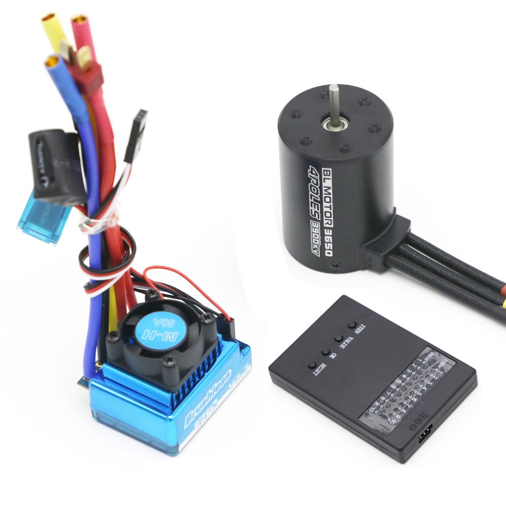 3650 3900KV Brushless Motor & Waterproof 25A 35A 45A 60A 80A 120A