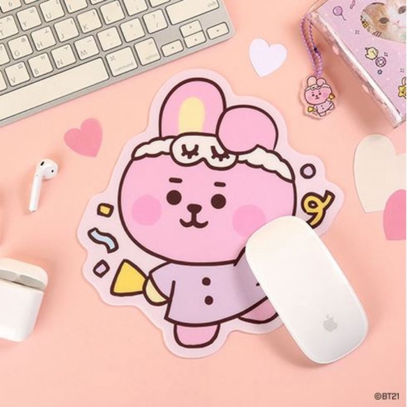 BT21 Official Mouse Pad Party [BTS / LINE FRIENDS / MONOPOLY] | Shopee ...