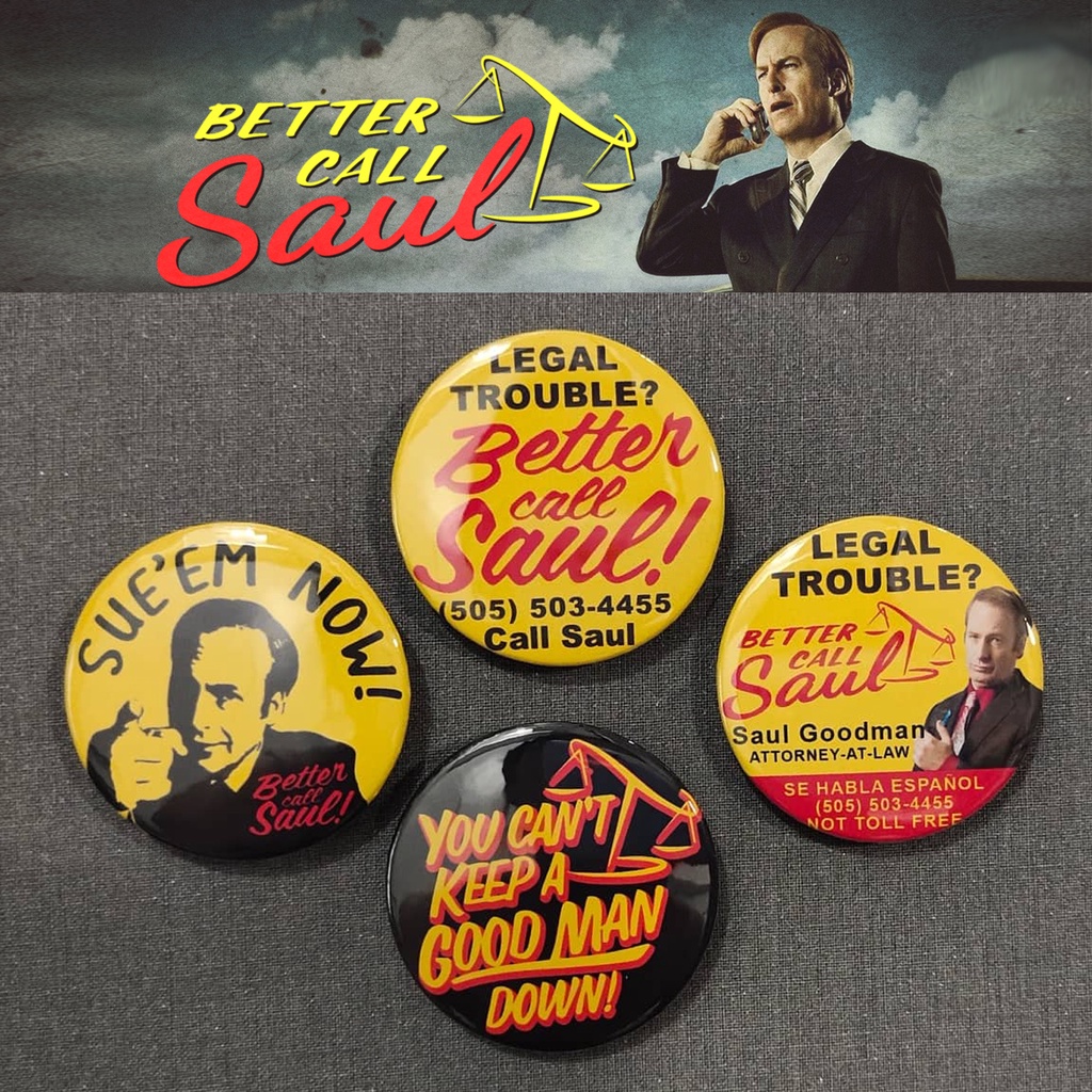 Better Call Saul Goodman Lawyer Button Pins | Shopee Philippines