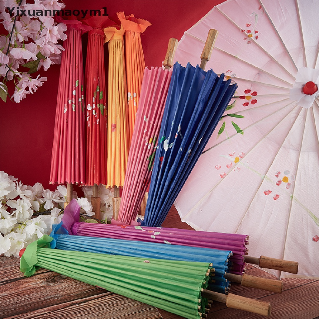 Translucent umbrella Silk Cloth Women Ancient Dance Antique oil paper
