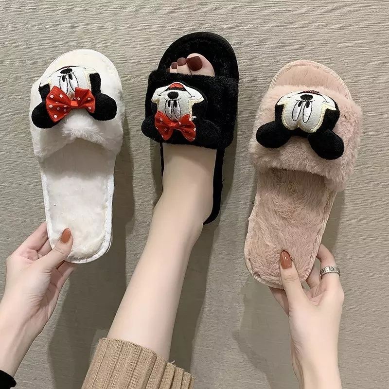 Fur best sale bedroom slippers