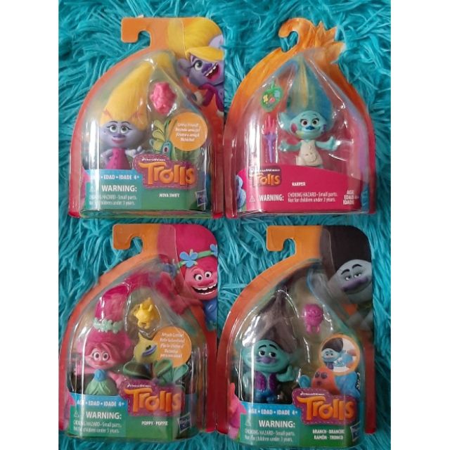 Dreamworks Trolls set of 4 | Shopee Philippines
