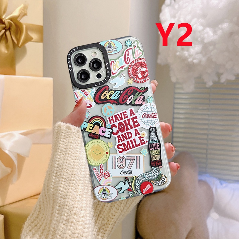 Creative Cocacola Pattern Phone Case Compatible for iPhone 13 11 12 pro ...