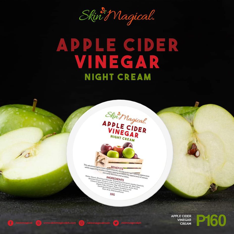 Skin Magical APPLE CIDER VINEGAR (night cream) Shopee Philippines