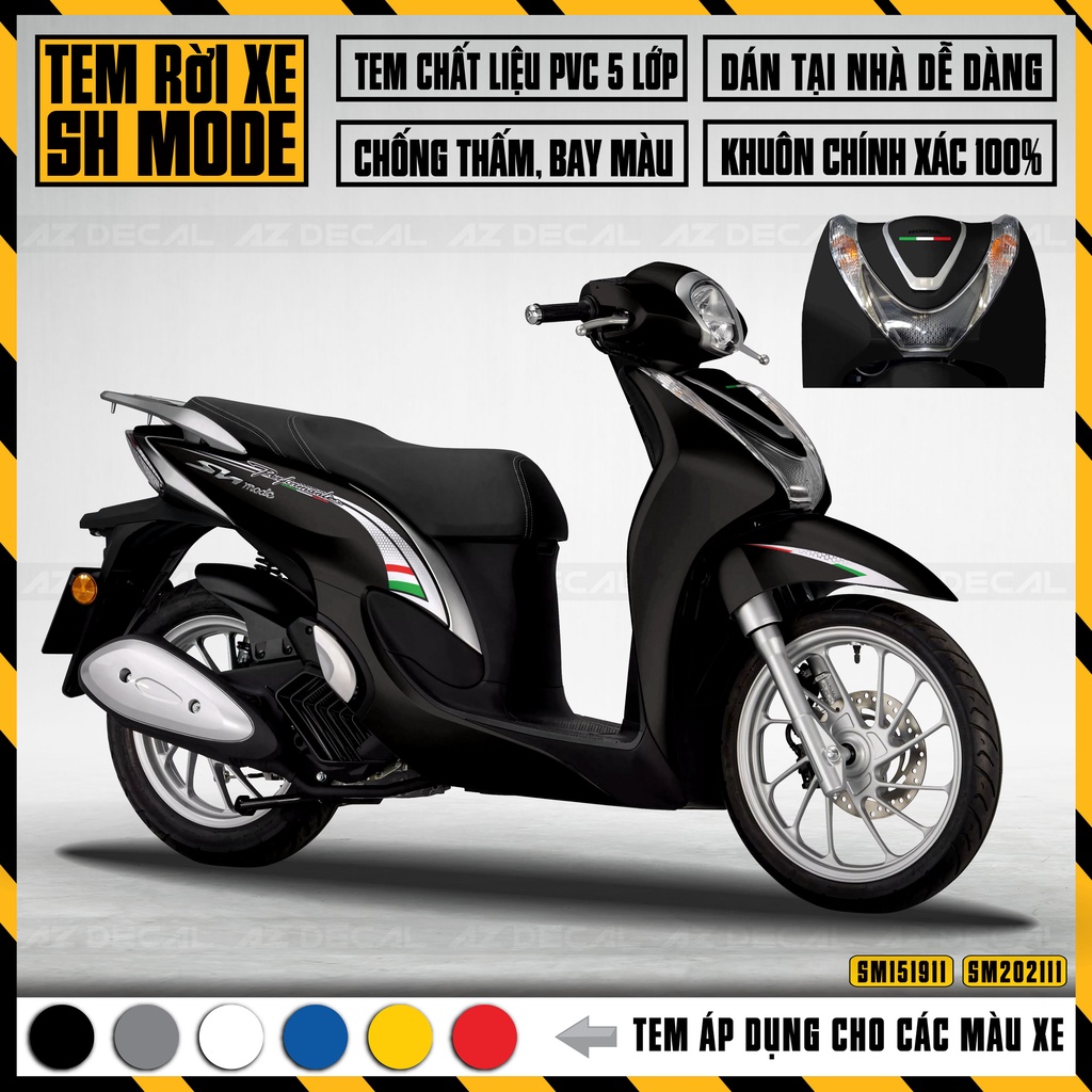 SH Mode Car Stickers Matrix Italy Model 2015 - 2025 Car Stickers | SM11 ...