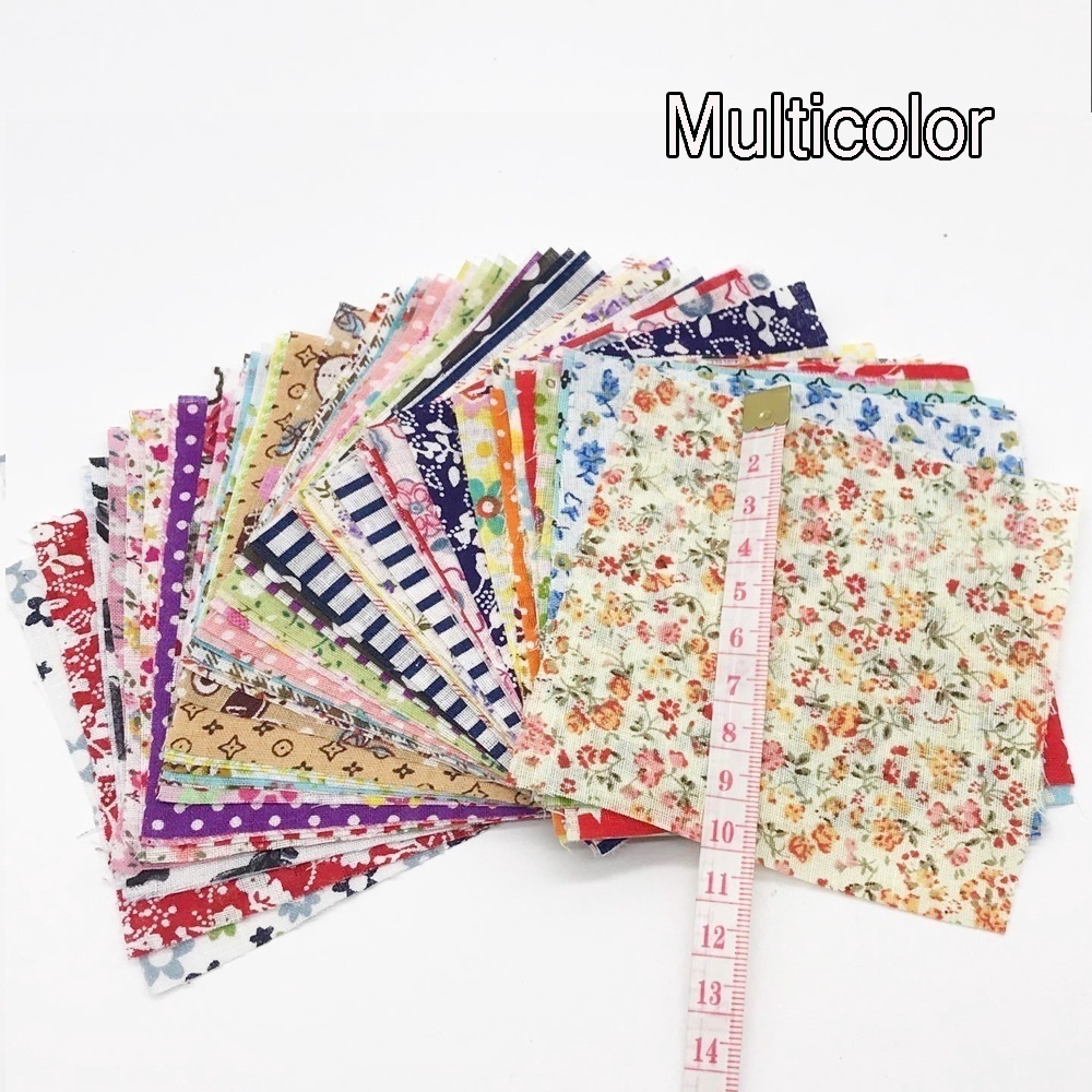 10x10cm Squares 100 Cotton Material Fabric Cloth Small Quilting Floral Fabric For DIY artifice