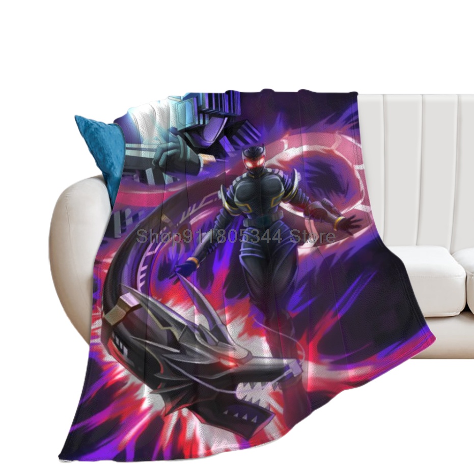 Kamen Rider Dragon Knight Throw Blanket Fuzzy Warm Throws for Winter ...