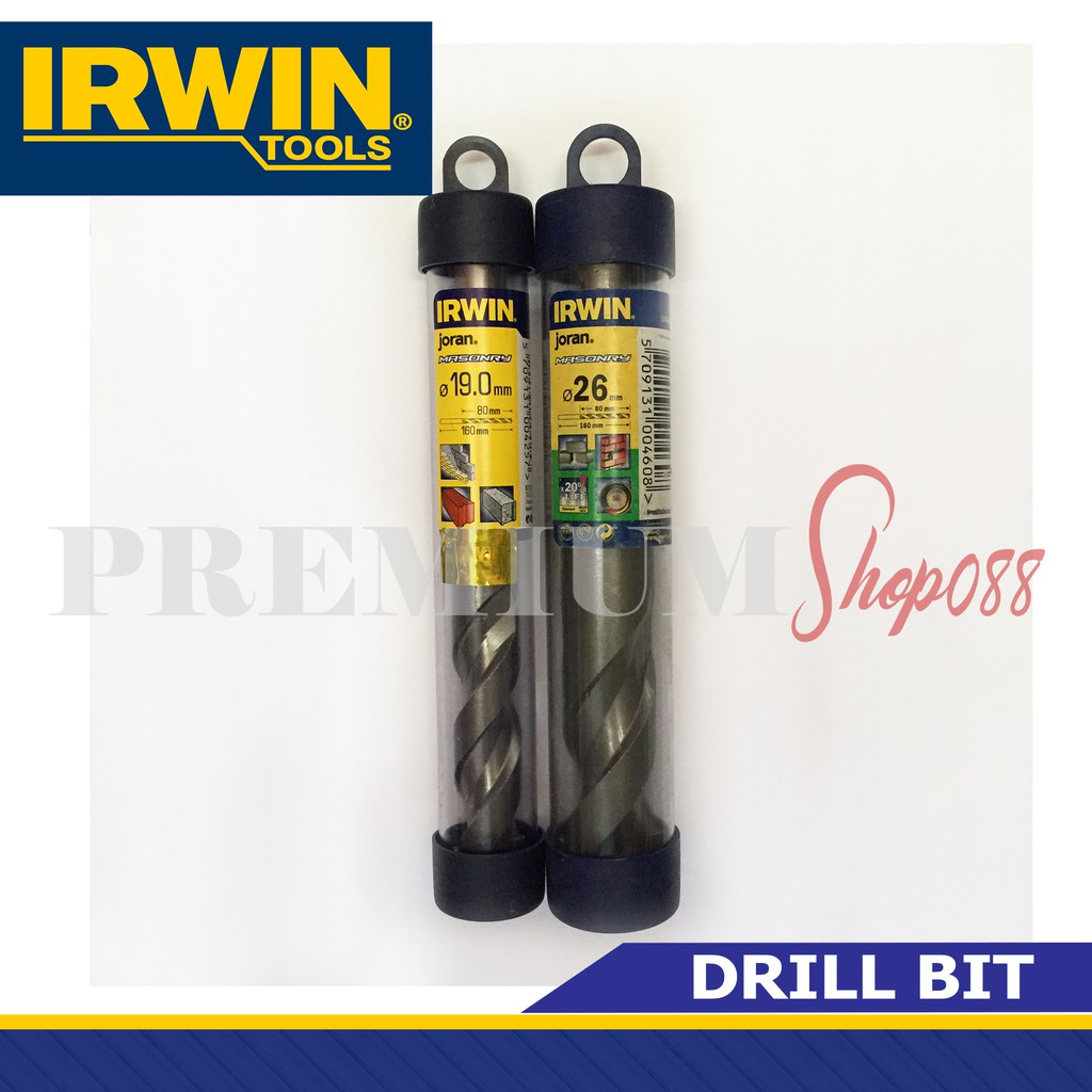 Irwin ORIGINAL 16mm 19mm 26mm Masonry Drill Bit 3 4