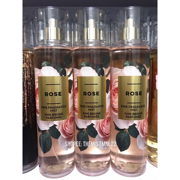 Bath and Body Works Rose Fragrance Mist 236mL Shopee Philippines