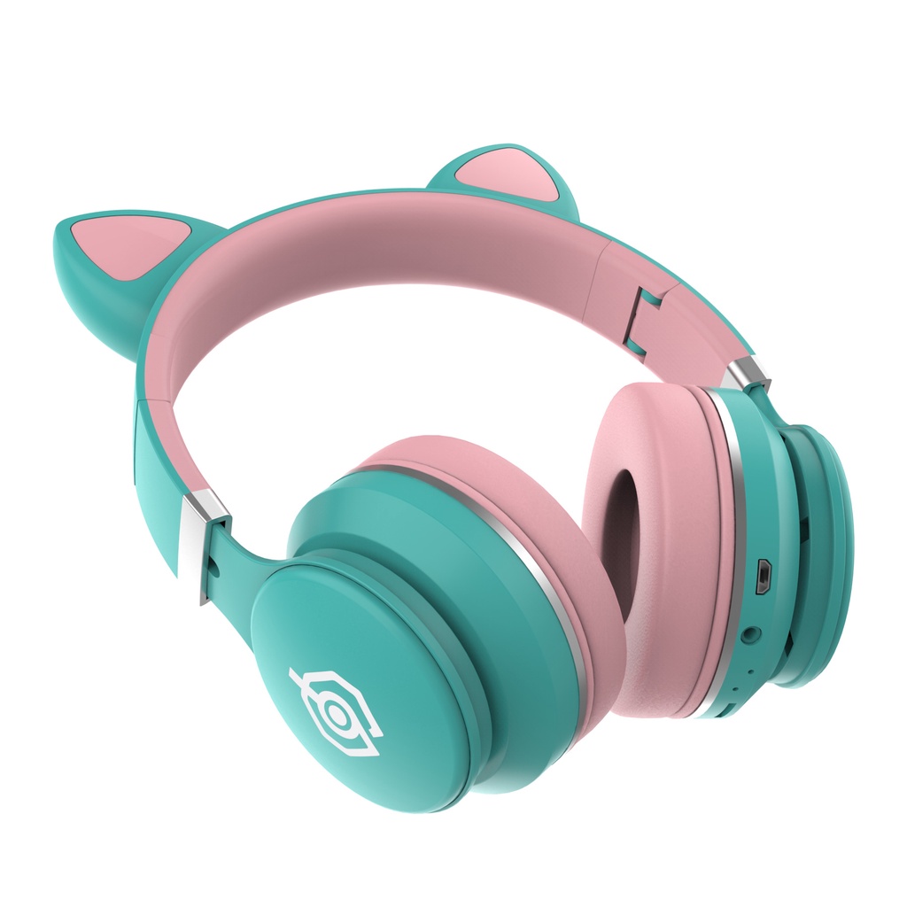 Headphones Headset Bluetooth Headset Light Emitting Cat Ears Cute