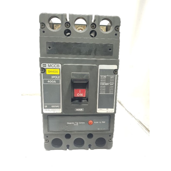 Circuit Breaker 400A 3Phase SH400 TOSHIBA(Original Made in Japan ...