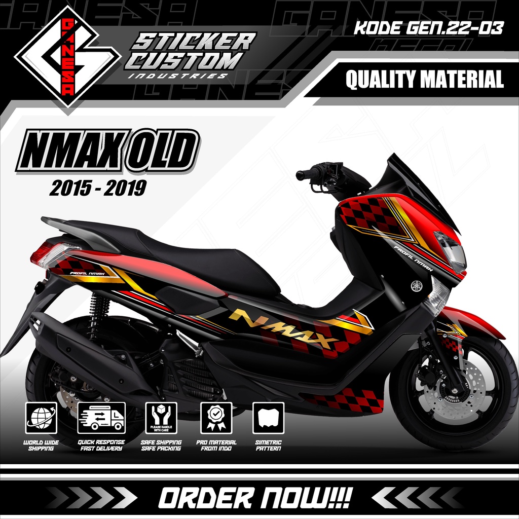 Decal Sticker Yamaha Nmax Old Fullbody Dekal Sticker