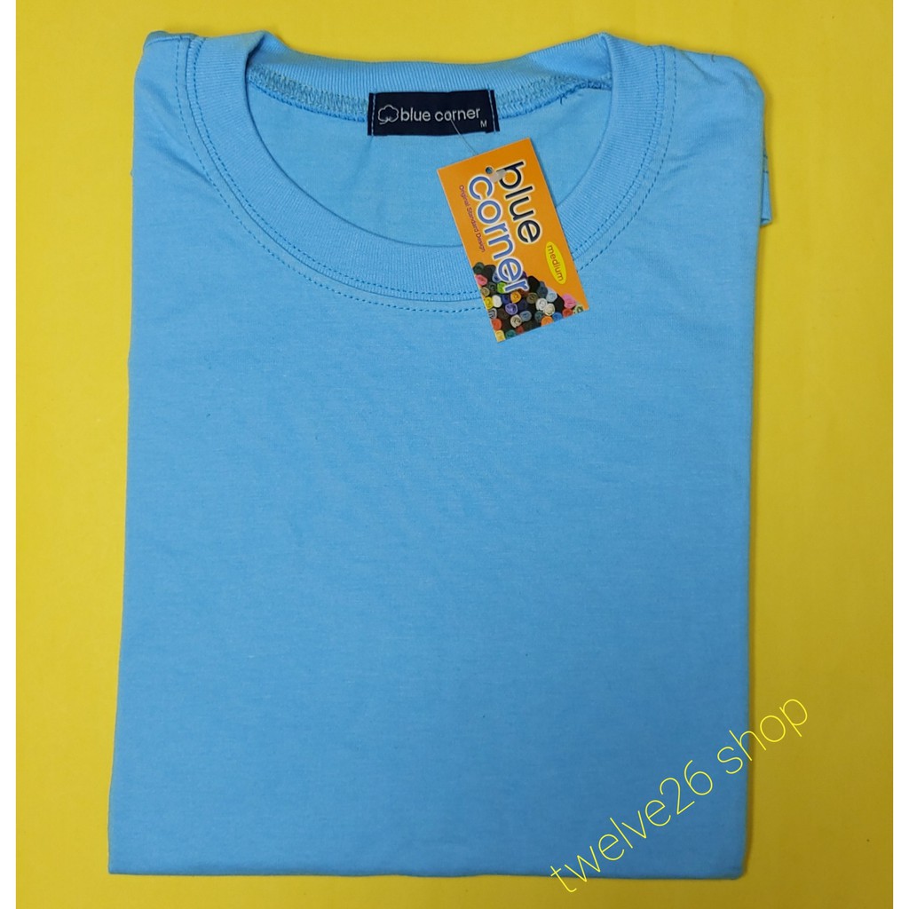 Original Blue Corner Round Neck T Shirt Plain Unisex Xs To 5xl Columbia