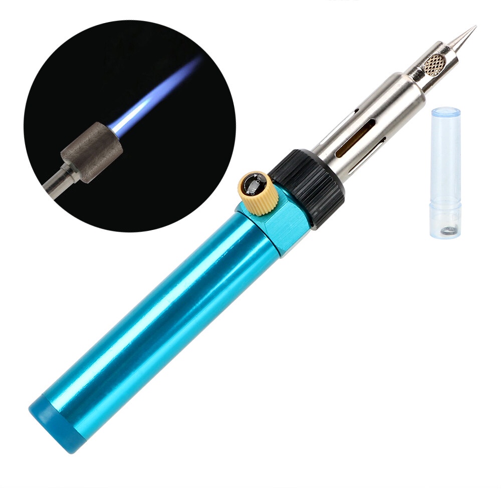 Cordless Welding Pen Burner Butane Solder Iron Adjustable Temperature