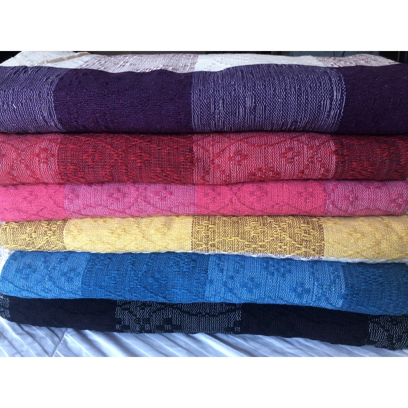 queen size trambia blanket, pure cotton blanket, hand woven blanket
