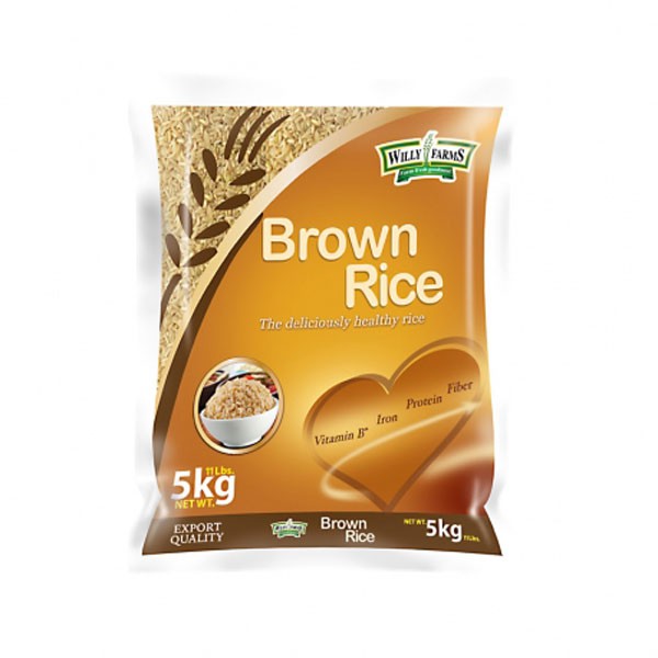 WILLY FARMS Brown Rice 5 Kg | Shopee Philippines