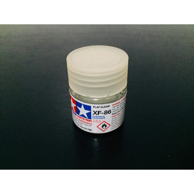 Tamiya XF86 Flat Clear Acrylic Paint 10ml Shopee Philippines