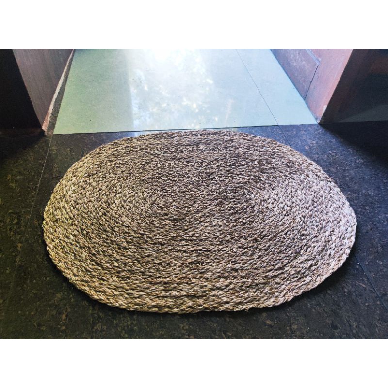 Quality Abaca Rug oblong 18x25 inch Rug/centre table mat/ carpet ...