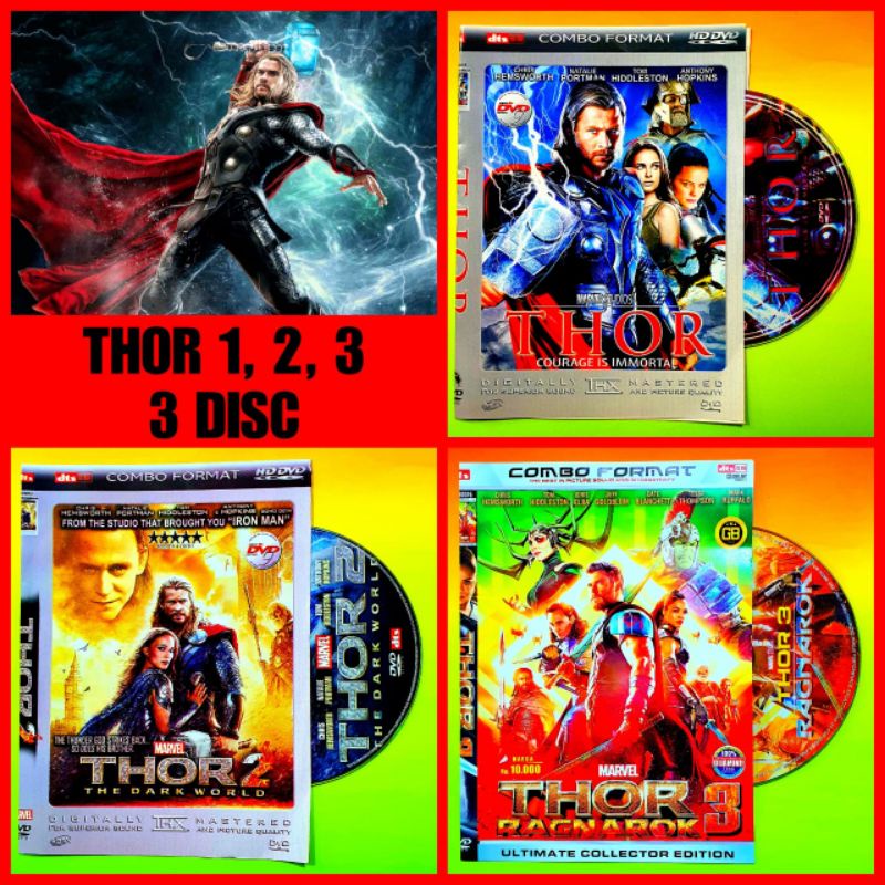 Complete THOR FILM CASSETTE VARIATIONS - LATEST MARVEL FILM - ACTION ...