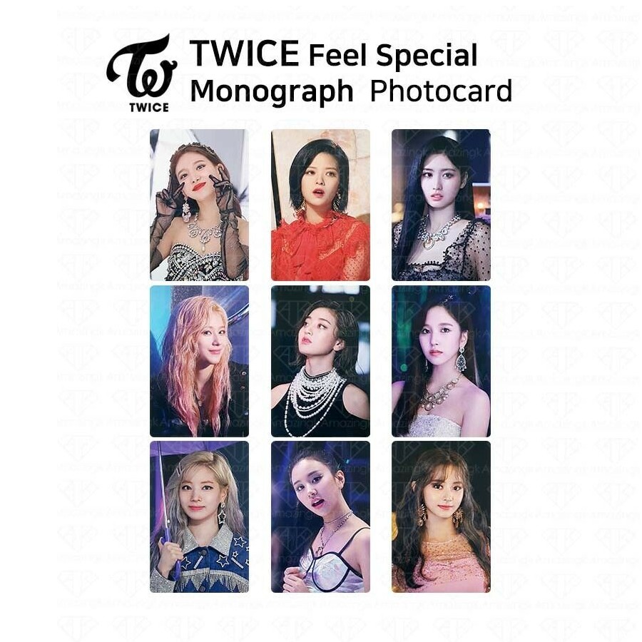 TWICE Feel Special Monograph Photocard outlet Set