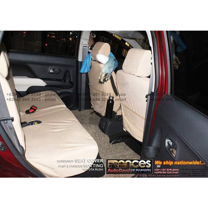 FORD EVEREST 2024 CURDUROY CLOTH FABRIC SEATCOVER / SEAT COVER TELA (19