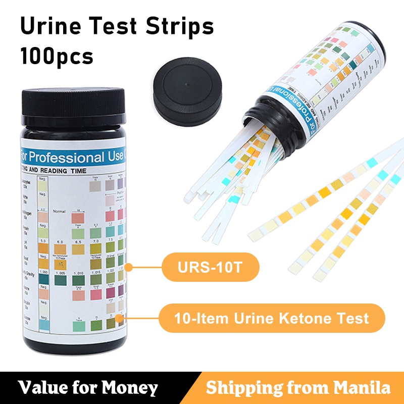 100 Strips Urs 10t Urinalysis Reagent Strips 10 Parameters Urine Test Strip Shopee Philippines 6527