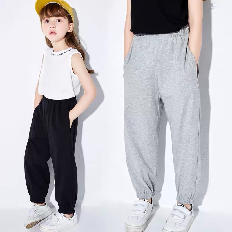 kids jogger pants with zipper two pocket 3yrs-14yrs pajama@99 | Shopee ...