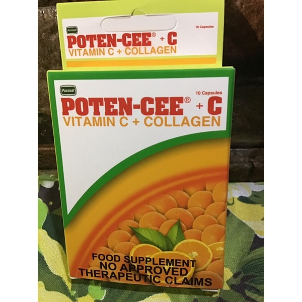 PotenCee + C Vitamin C + Collagen 10 capsules Shopee Philippines