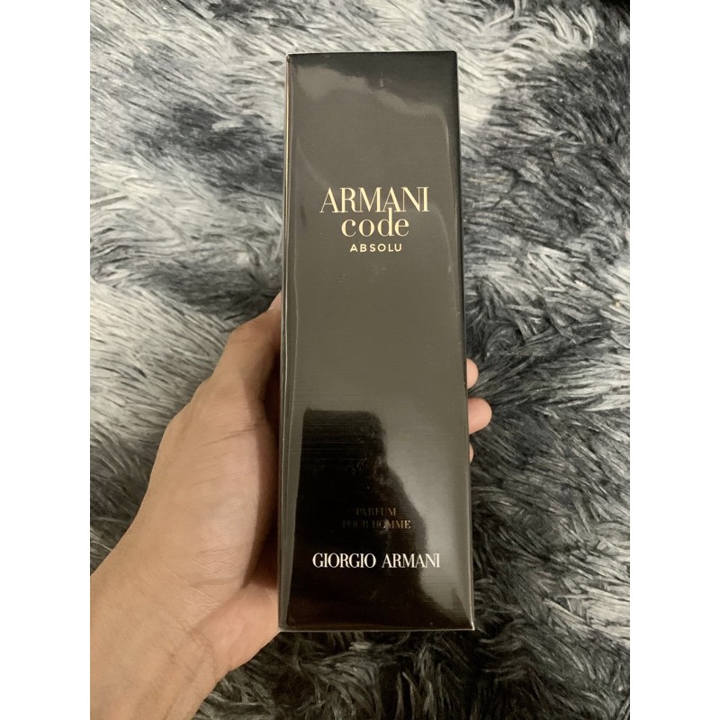 Armani Code Absolu Parfum by Giorgio Armani 110ml Shopee Philippines