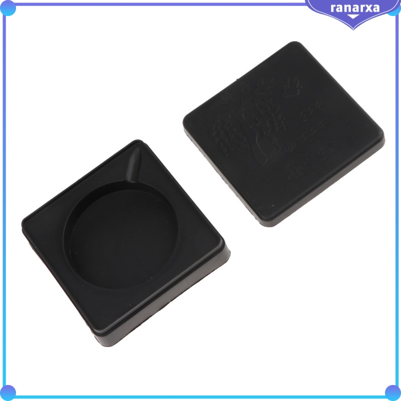 Square 3inch Ink Stone Chinese Calligraphy Chinese Black Ink Stick Ink ...