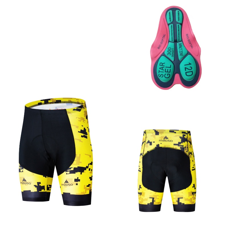 Set Ciclismo Team INEOS: Maglia Manica Corta E Pantaloncino Con Imbottitura Gel 12D - Estate
