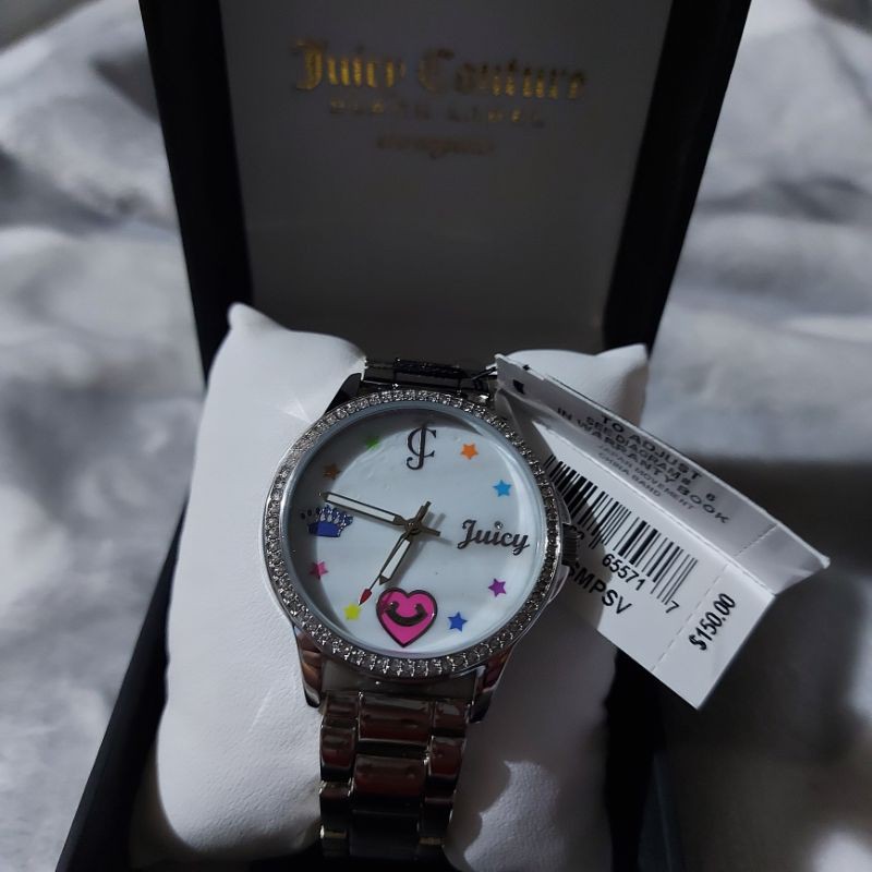 Juicy couture discount swarovski crystal watch