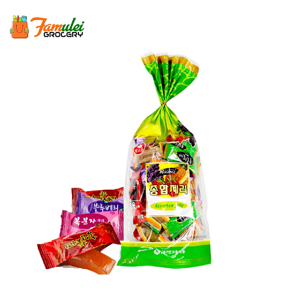 Rogenge Korea Assorted Fruit Jelly Candy 500g Shopee Philippines