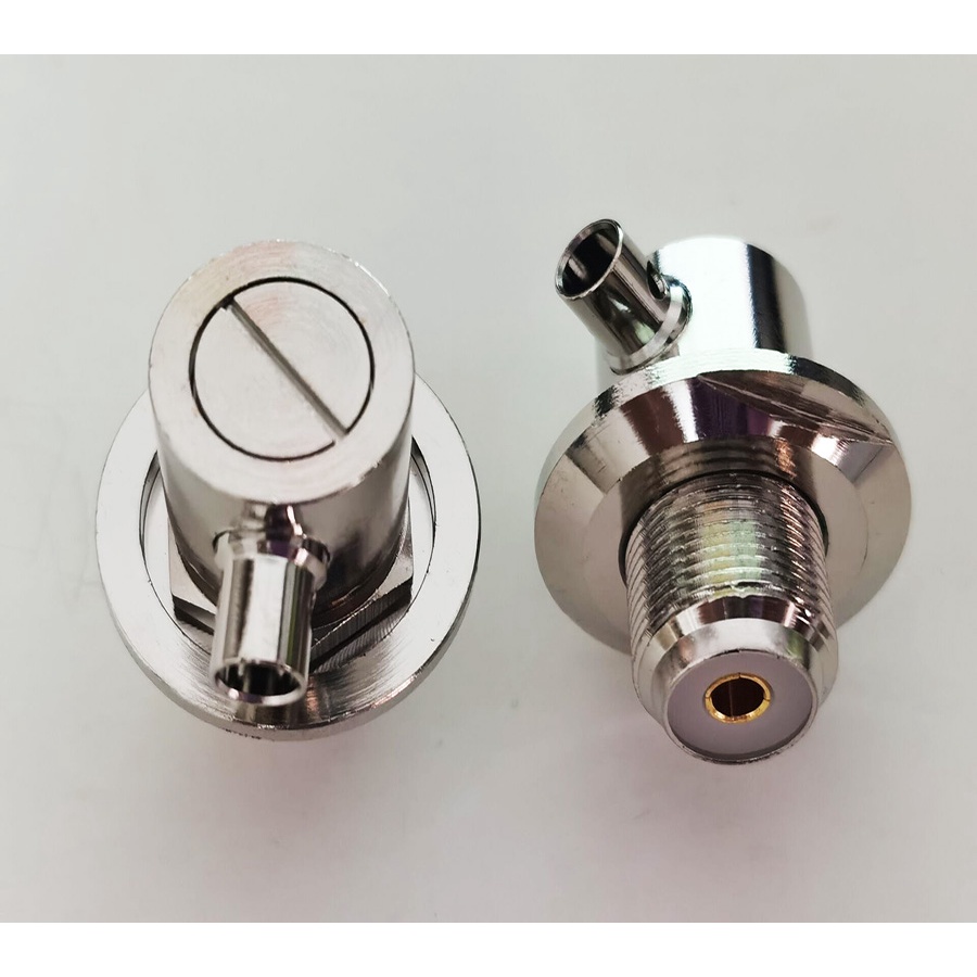 Presa A Crimpare RG58 Antenna Auto Connettore Antenna SO239 (UHF Femmina) A Pannello Per Cavo RG58 - Per Installazione Auto/Tetto Antenna Base Cb