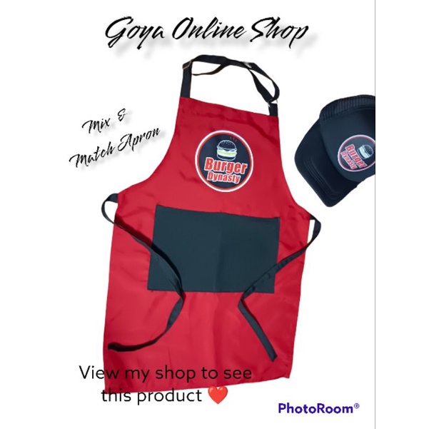 CUSTOMIZED APRONS & CAPS Shopee Philippines