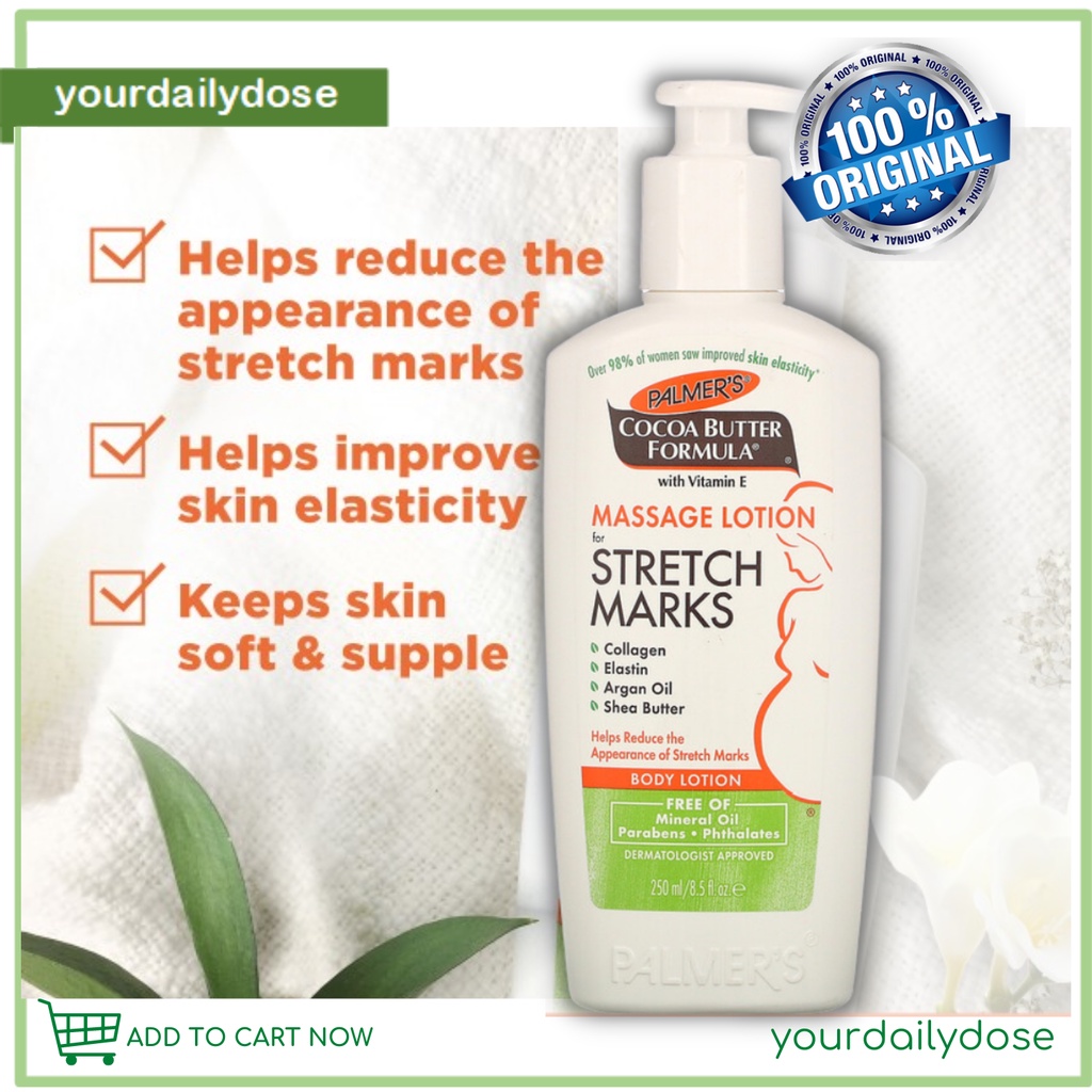 Palmer's Cocoa Butter Formula Body Lotion Massage Lotion for Stretch
