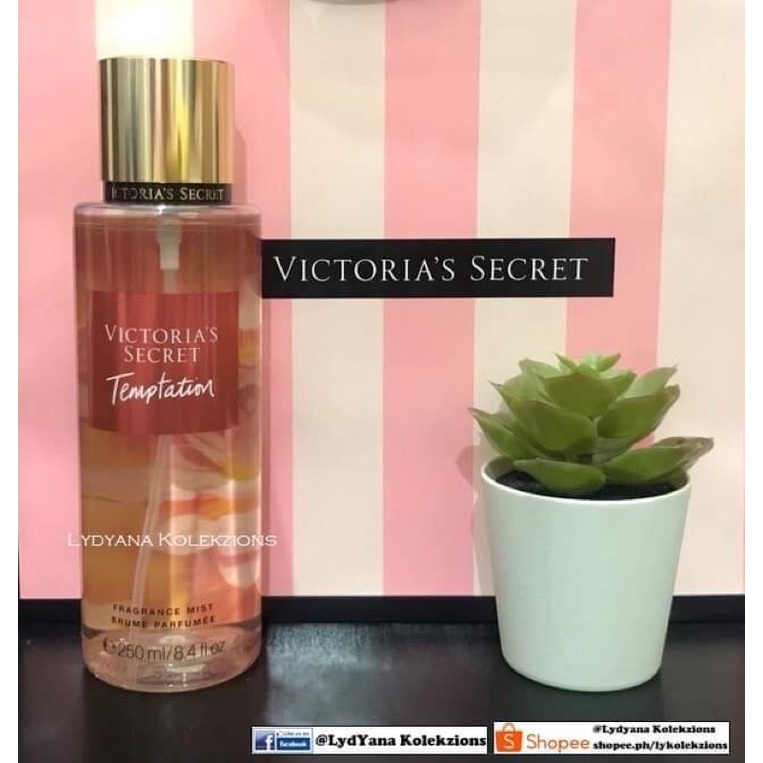 Victorias Secret Temptation Fragrance Mist 250ml Shopee Philippines 