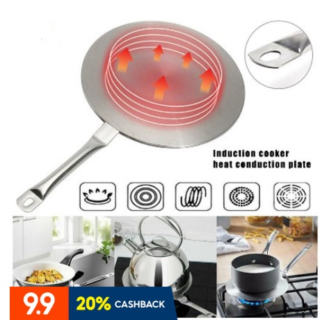 Converter Induction Cooker Heat Transfer Plate Cookware Kicten | Shopee ...