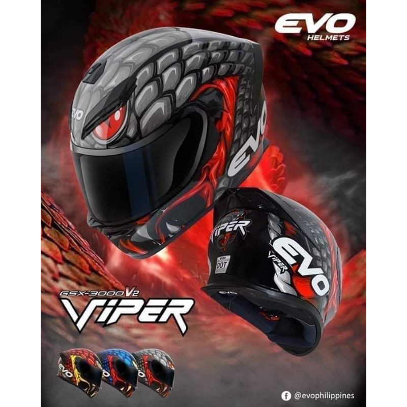 Evo deals helmet design