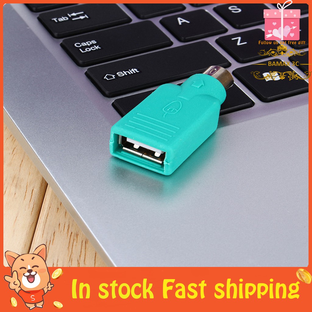 USB to PS2 PS/2 Male Converter Adapter For Keyboard/Mouse | Shopee ...