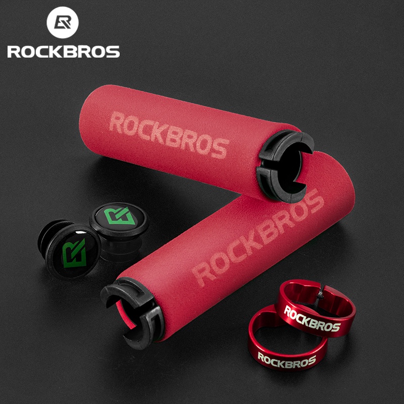 ROCKBROS Bicycle Grips MTB Sponge Handlebar Grips Anti-skid Shock