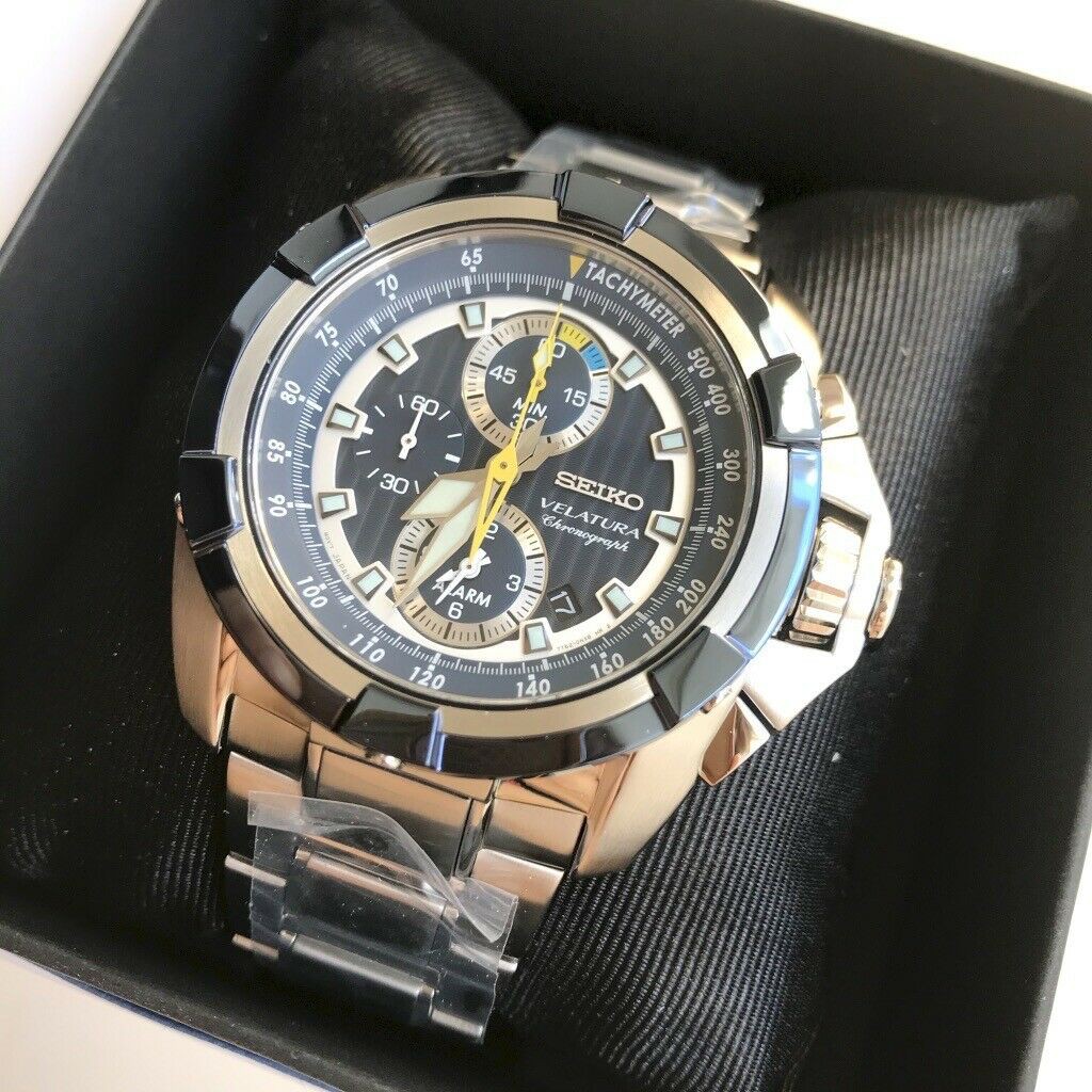 Seiko velatura chronograph discount tachymeter