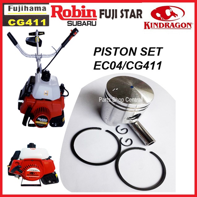 Piston Set Std For 2 Stroke Grass Cutter Yamada Robin Yamato Ec04 Mk411 Bg411 Nb411 Fj411 Cg411