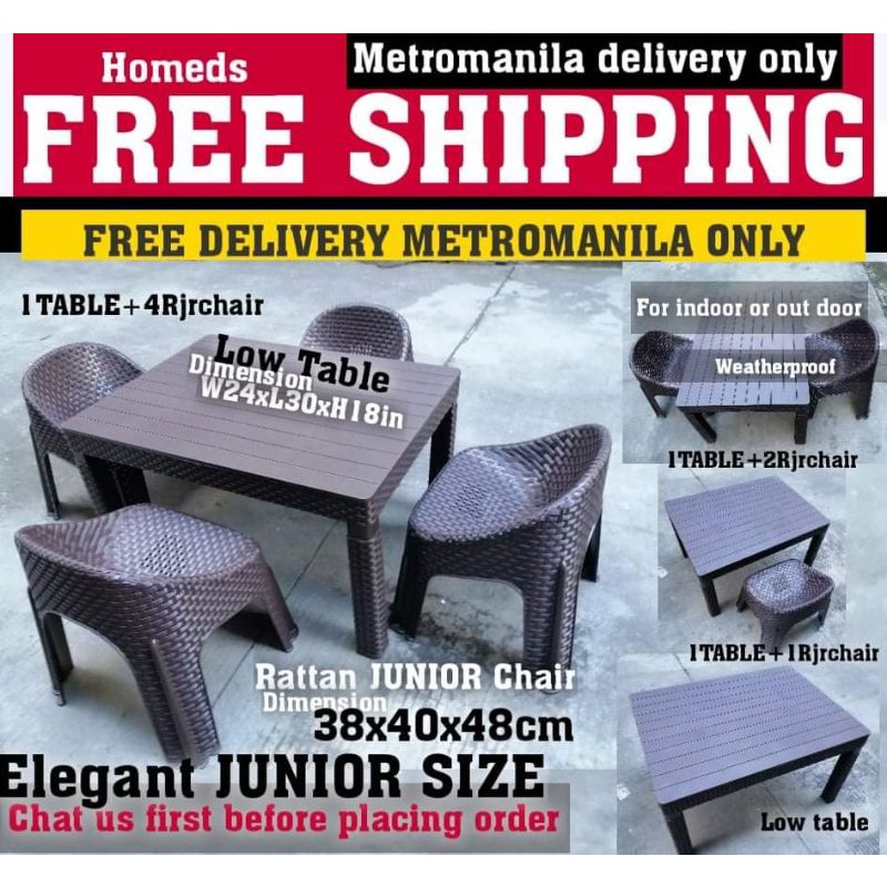 Orocan table and chair price sale