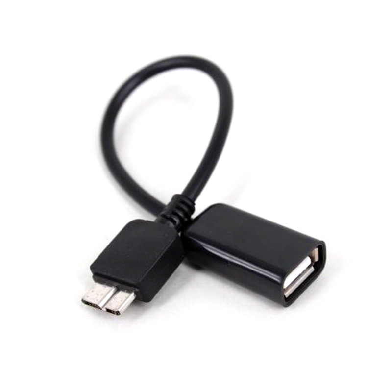 USB 3.0 MicroB Male to USB 2.0 A Female Host OTG Cable Adapter