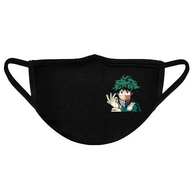 Face Mask Anime My Hero Academia / Midoriya / Shoto Todoroki/ Bakugo ...