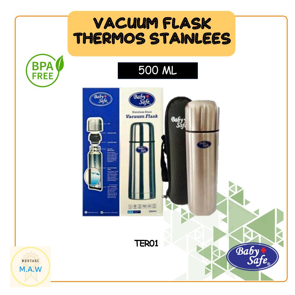 TERMOS Original Baby Safe Vacuum Flask Stainless/BabySafe Thermos Baby