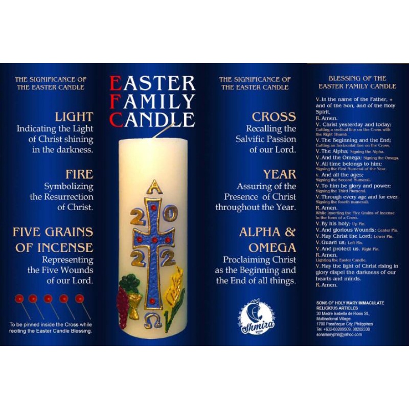 Paschal Candle 2024 (Handmade) Shopee Philippines