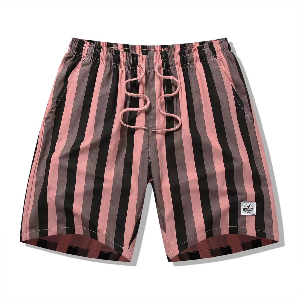 Men's trendy casual color shorts printed hello packe 8302 Shopee