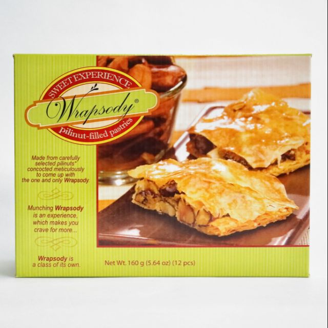 Wrapsody Pili NutFilled Pastries Shopee Philippines
